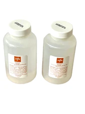 (2- Pack) Medline Sterile 0.9% Normal Saline USP 250 mL 8.5 oz Sealed 06/26 NEW