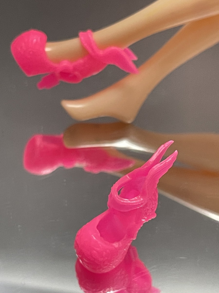 100 Pairs pink High Heels Shoes for 11.5in dolls 1/6 Doll Accessory Toy A67  | eBay