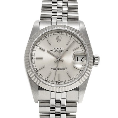 ROLEX Datejust 68274 Silver WATCH 718640