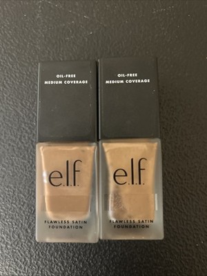 Elf Flawless Finish Oil-Free Flawless Satin Foundation ~ 83114 Honey ~ 2-PACK