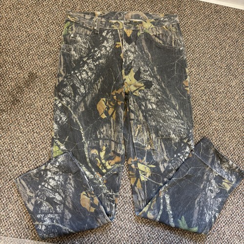 Wrangler Vintage Authentic Mossy Oak Pro Gear Camouflage Hunting Outdoors Jeans