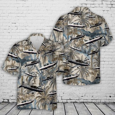 US Air Force Raytheon T 6A Texan II Hawaiian Shirt