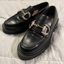 H&M Women’s Black Chunky Loafers EUR 37 - New Condition Unworn