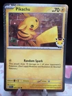 Pokemon TCG Pikachu 051/162 30th Anniversary 2026 Pokémon Day Promo Cosmos Holo