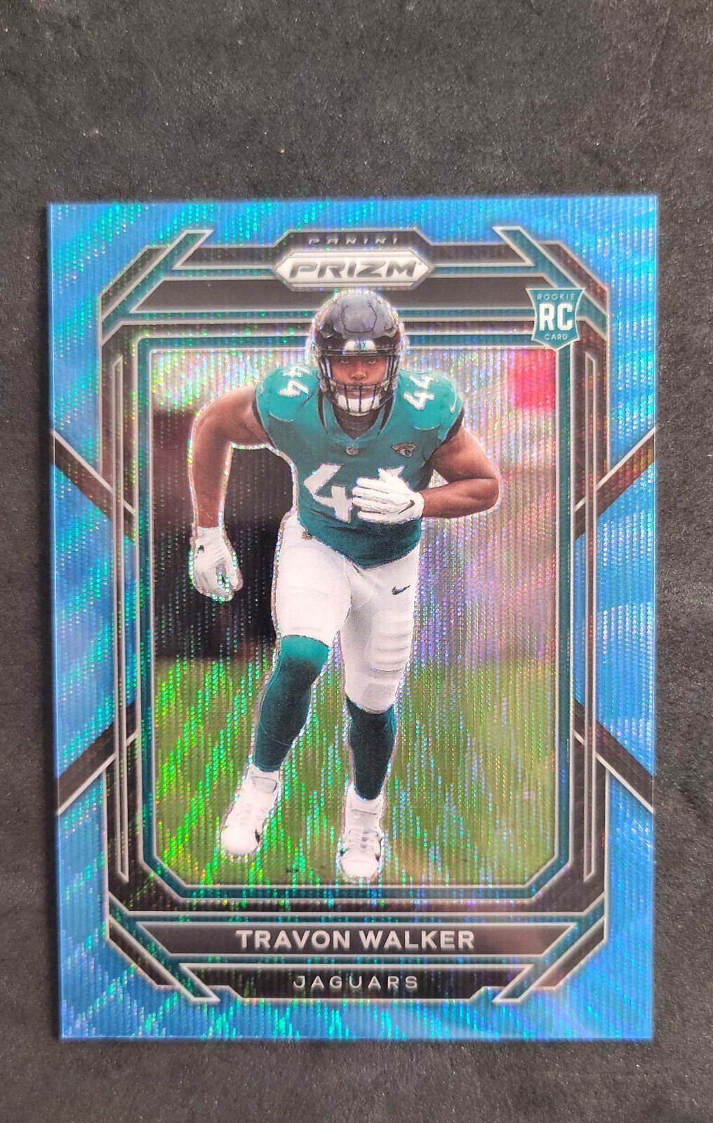 2022 Panini Prizm - Rookies Travon Walker #339 Blue Wave Prizm /199 (RC)
