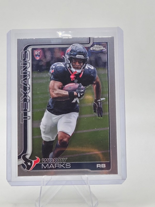 2025 Topps Chrome Woody Marks Base Rookie #372 Texans RC