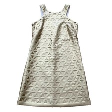 Lilly Pulitzer Mango Gold Metallic Daisy Laser Cut XS Sleeveless Party