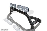 ÜBerrollbüGel+LadenfläChendeckel+Flecken+ Rot Leds Passend FüR Mitsubishi L200