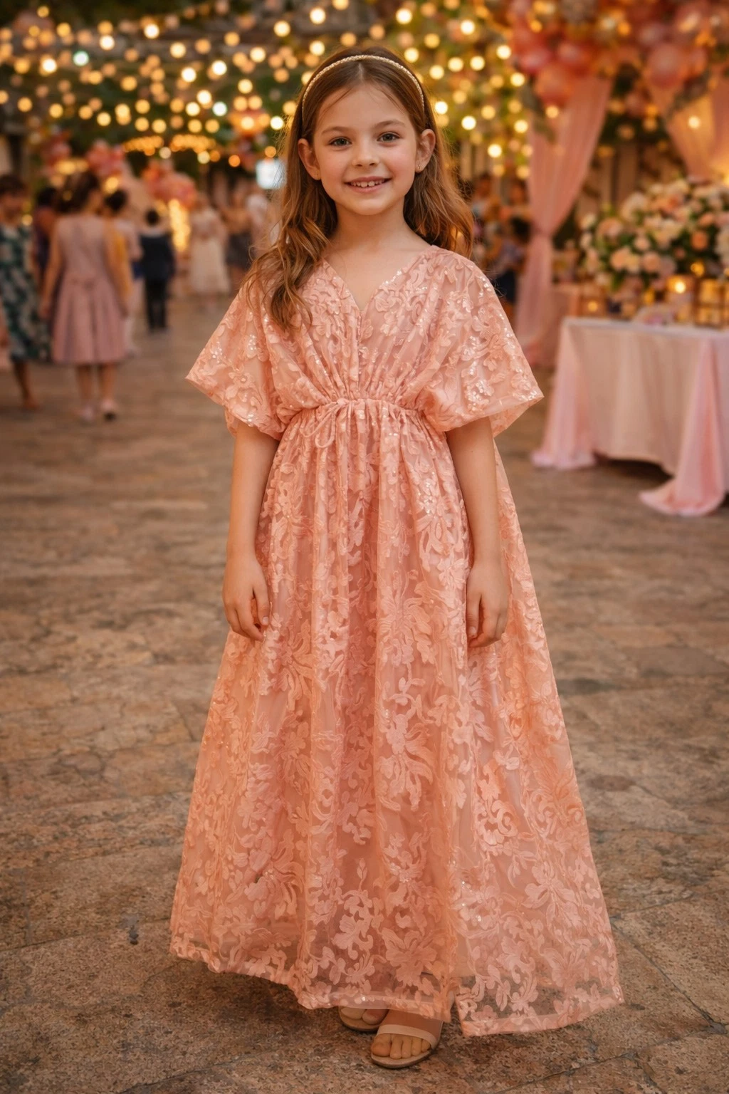✨ Kids Party Wear Kaftan – New ✨Age: 8–9 Years