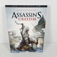 Assassin's Creed III Piggyback 3 Official Strategy Guide Playstation 3 Xbox 360