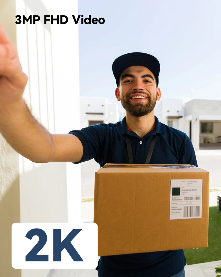 Imou Battery Video Doorbell Plus with Chime DB2S 3MP - Image 3 of 4