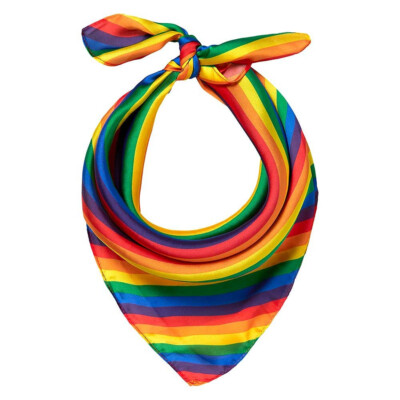 Bandana bunt multicolor rainbow Kopftuch Piratentuch Biker Tuc