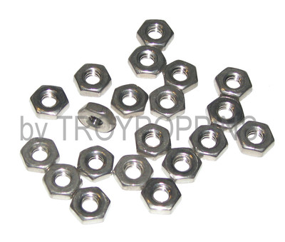 20-SS #10-24 HEX NUTS COARSE THREAD 18-8 STAINLESS STEEL FASTENER HARDWARE PARTS