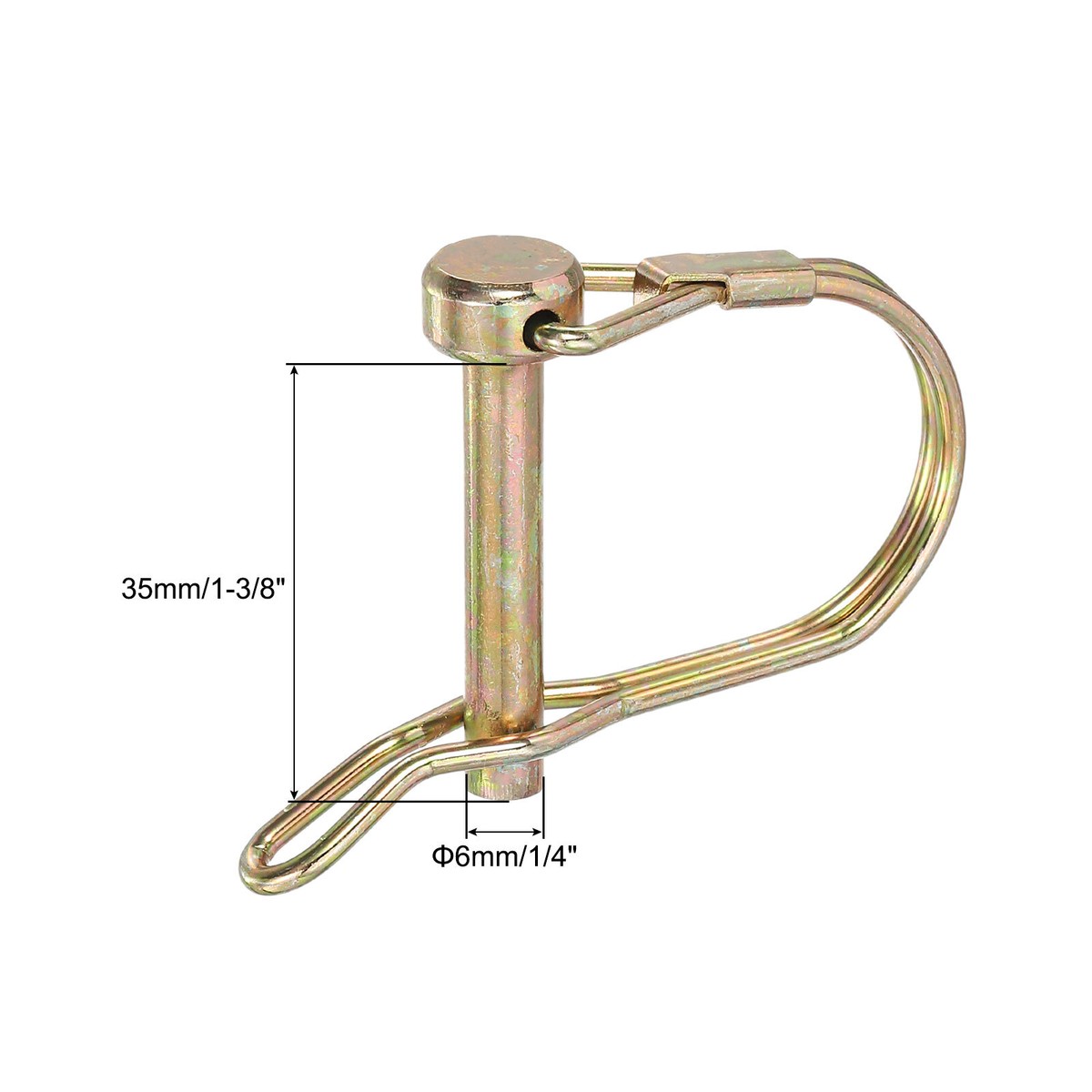 Wheelie Bin Locks Heavy Duty Coupler Pin 5-Piece Wire Lock Pin Set ...