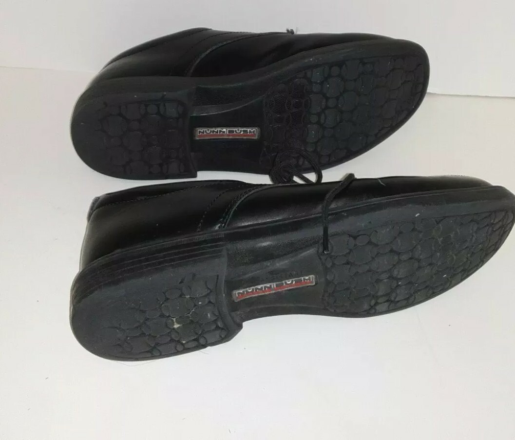 SAOLA Scarpa Oxford Nunn Bush nera da uomo taglia 9M comoda supporto tomaia in pelle 81425 001