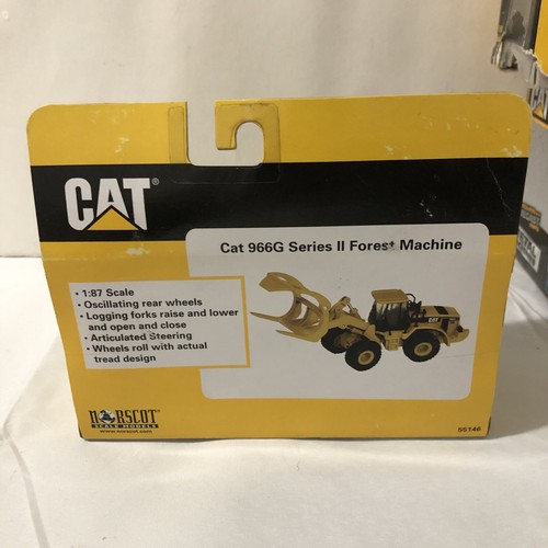 Norscot Caterpillar Cat 966G Series II Forest Machine 1/87 Diecast New - Picture 3 of 8