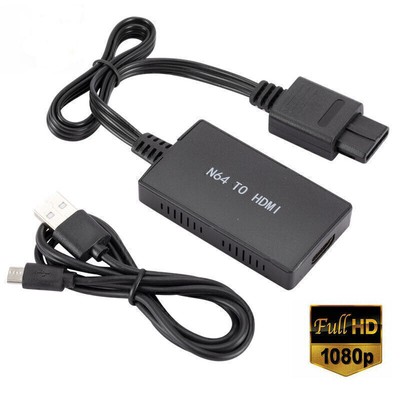 SNES Super Nintendo GameCube N64 auf zu HDMI Adapter HD TV Konverter Kabel DE