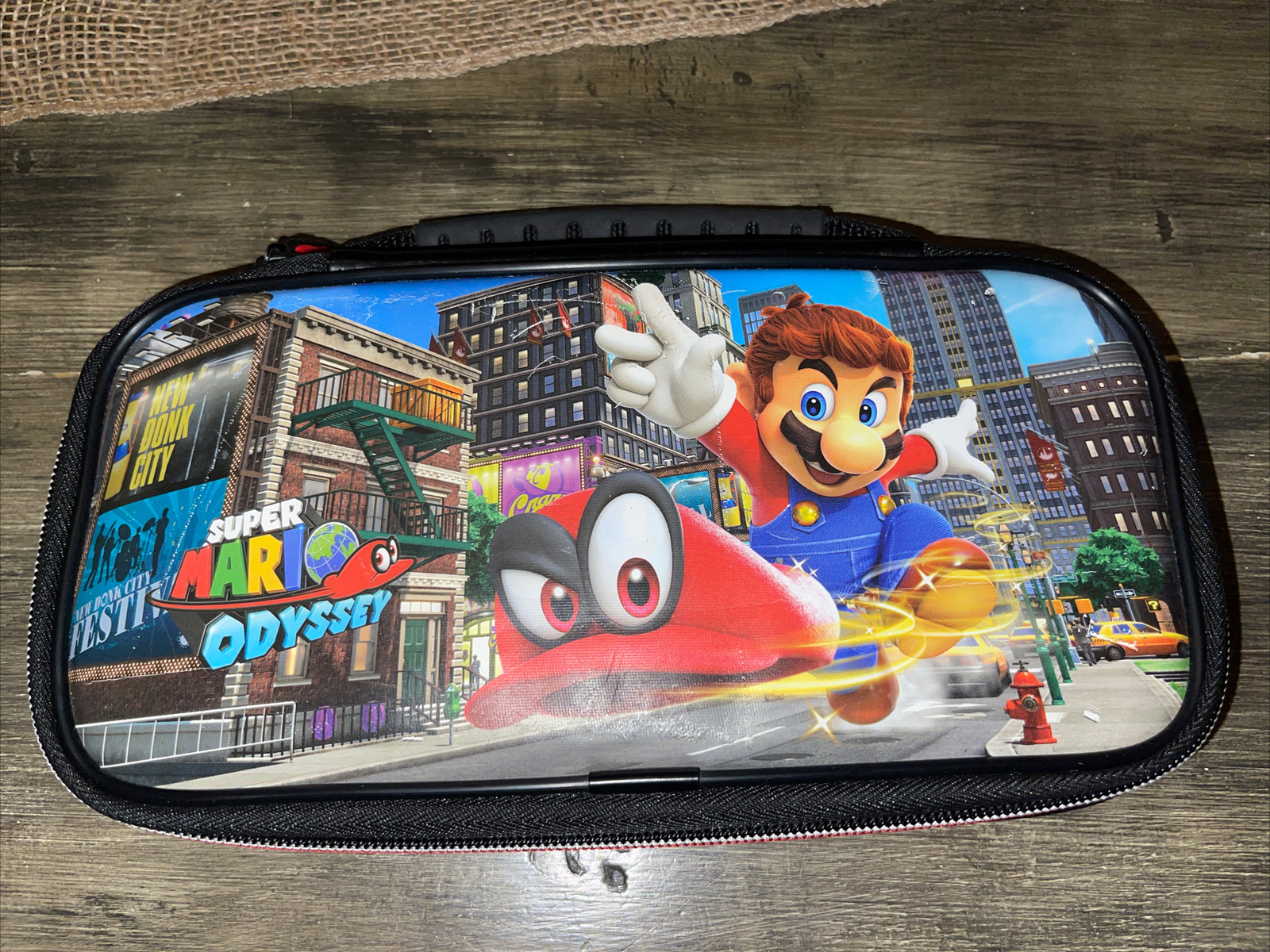 Super Mario Odyssey Travel Bag/Carrying Case For Nintendo Switch Lite ...