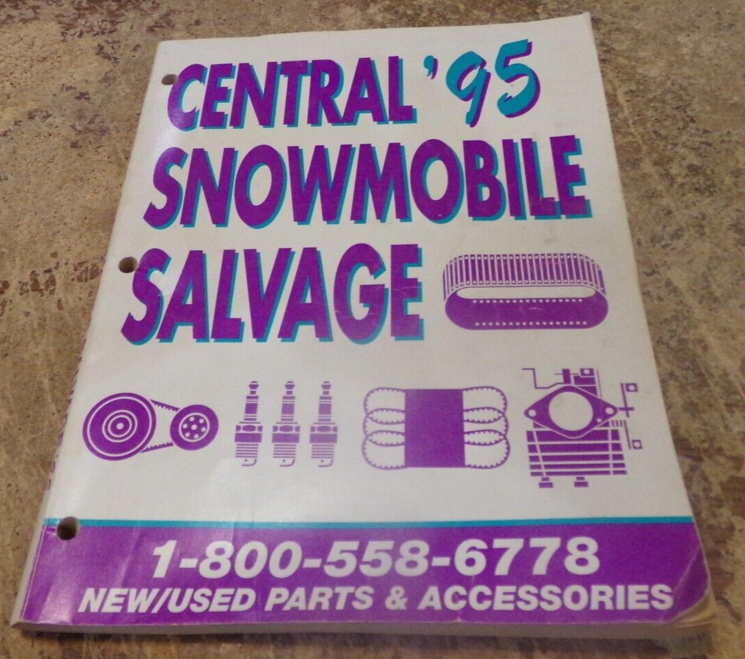 1995 centeral snowmobile salvage catalog in good shape used eBay