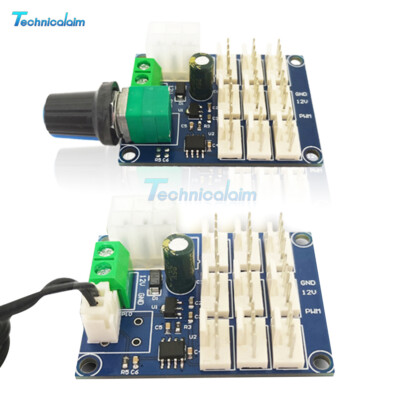 PWM Speed Regulator Controller 12V Computer Chassis Fan Multi Channel Governor