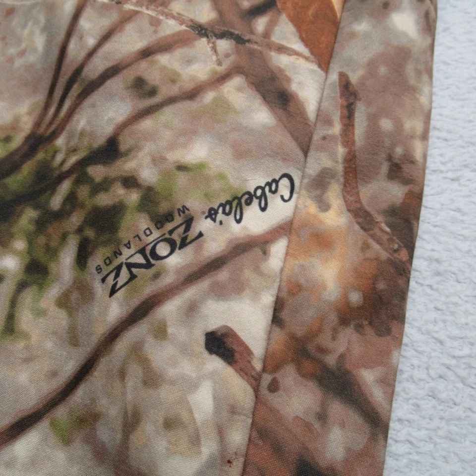 Pantalones cargo Cabelas Trail Hiker para mujer XL 29x28 Woodland camuflados forrados de vellón caza Foto 3 de 4