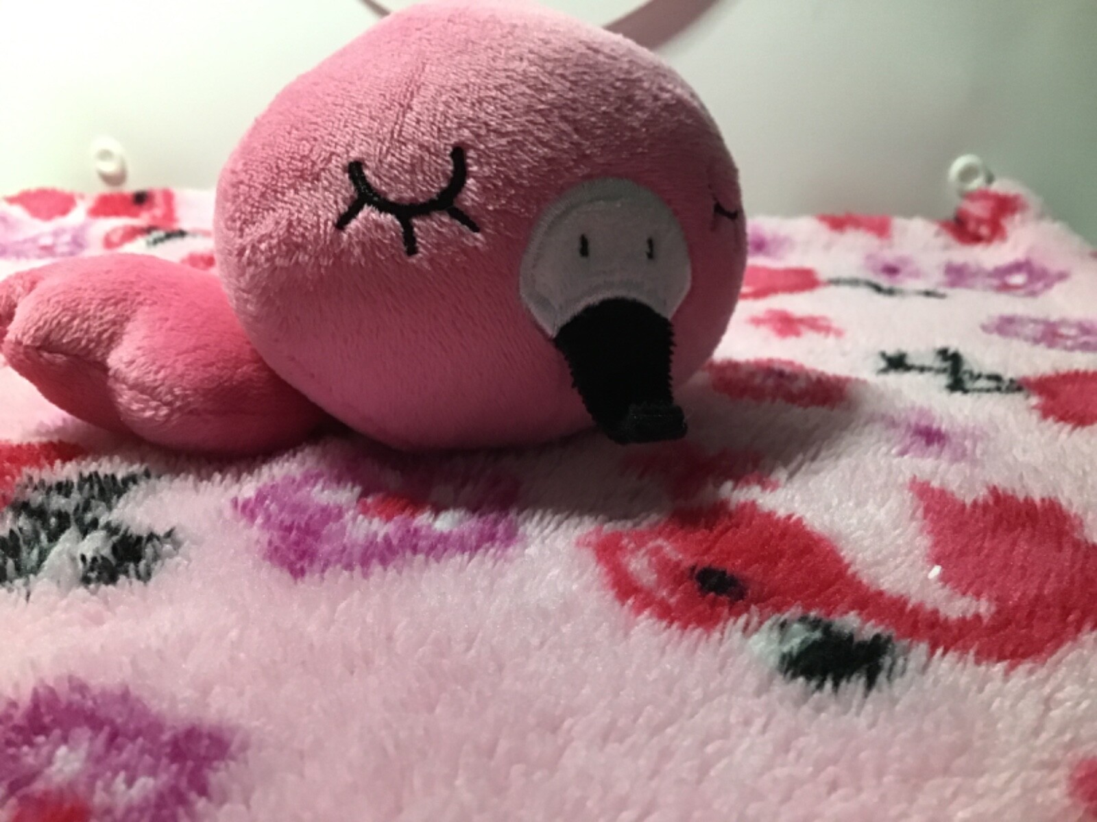 flamingo security blanket