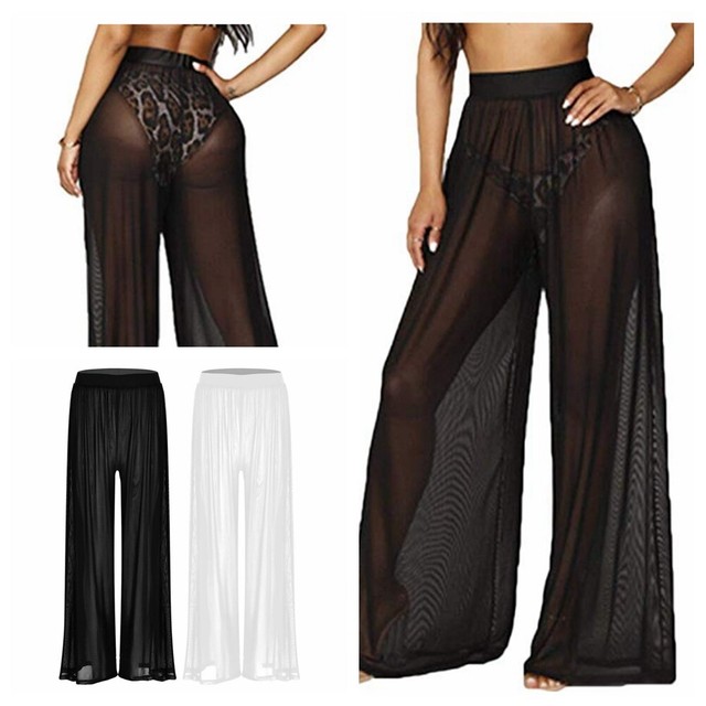 sheer beach pants