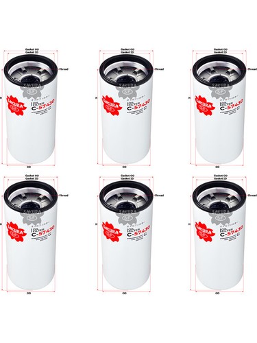6 x Sakura Spin-On Oil Filter C-57430 | eBay
