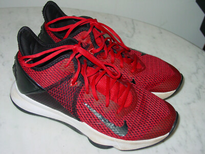 2019 Nike Lebron Witness Black/University Red Basketball Shoes