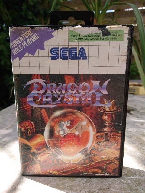 DRAGON CRYSTAL BOÎTE SEGA MASTER SYSTEM PAL EUR 