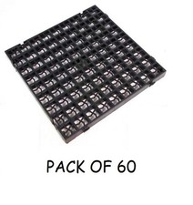 PACK OF 60 GRASS GRIDS DRIVEWAY DRAINAGE GRAVEL TURF SOIL PAVING LAWN SHED BASE