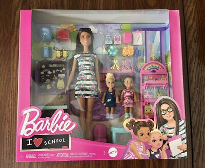 Barbie Lehrerpuppe Karriere-Puppe Von Mattel - 30,5 Cm Mit Schul-Outfit Und Zubehör