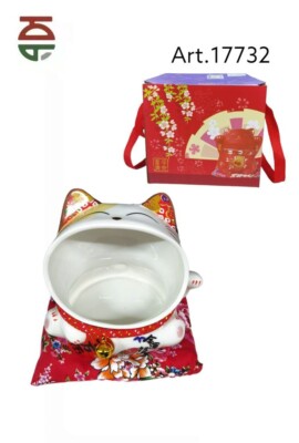 Glückskatze Glückskätzchen Orientalische Dekoration Taschenleerer Ball