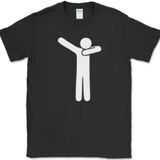 Dab T-Shirt Dabbing Funny Dance Humor Celebrate Novelty Victory Cotton Tee