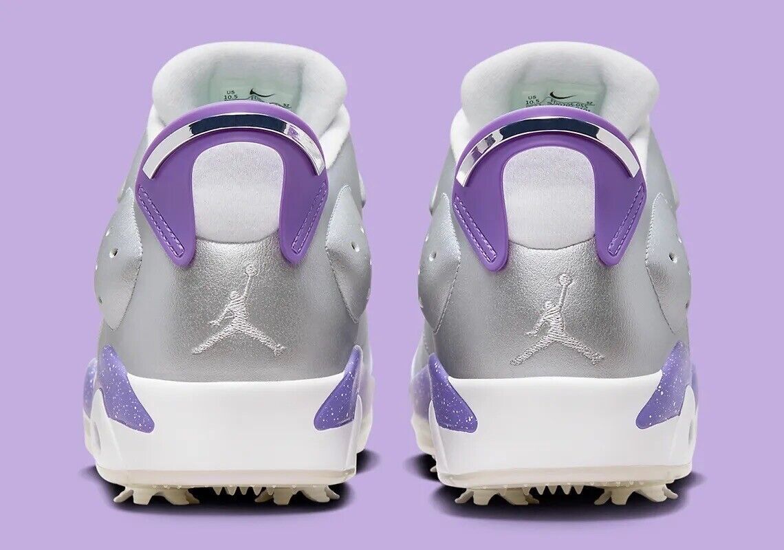 Nike Air Jordan Retro 6 NRG U23 Golf Purple Metallic Silver Nike Air Jordan Retro 6 NRG U23 Golf Purple Metallic Silver