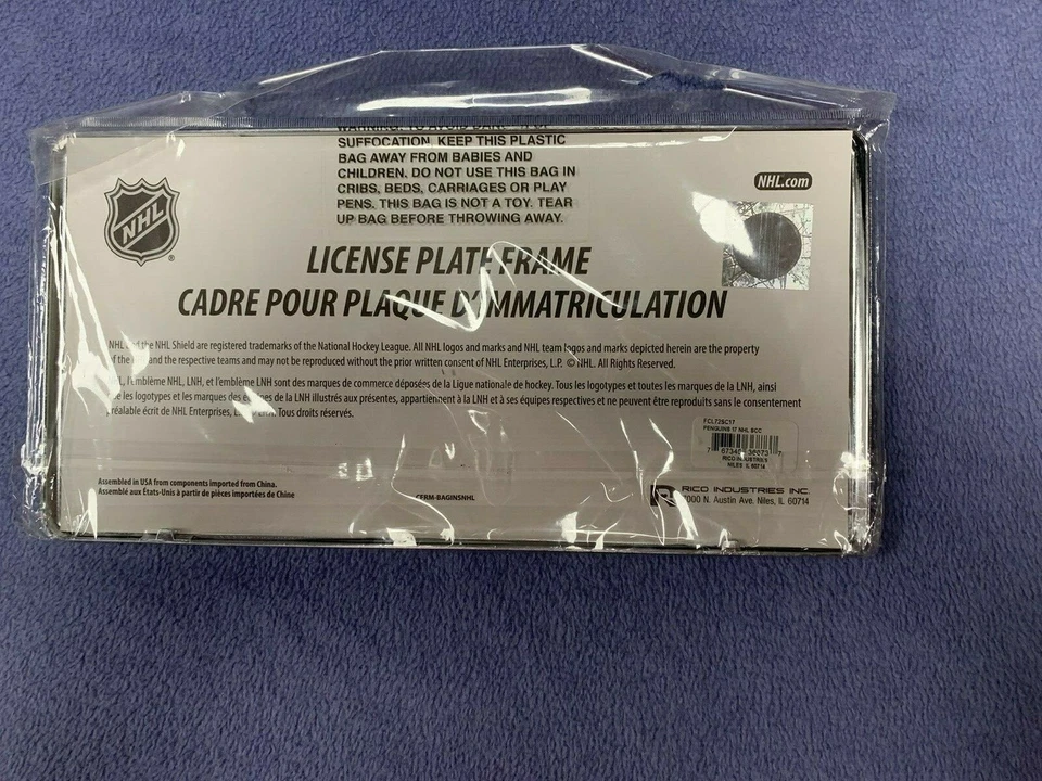Pittsburgh Penguins matrícula 2017 NHL Stanley Cup World Champions.Crosby Foto 3 de 4