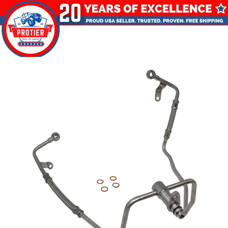 Línea de suministro de aceite del turbocompresor para BMW 550i 550i GT 550i GT xDrive 550i xDrive Foto 2 de 3