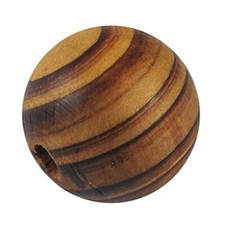100 pcs Lead Free BurlyWood Round Wood Beads For Jewelry Making 30x29mm Hole 6mm