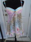 IN BLOOM Multi-Colored Multi-Patterned Short Preowned Nighty Size M — photo 1