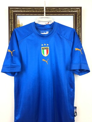 Italy Home football shirt 2004 Soccer Puma Maglia Jersey Mens