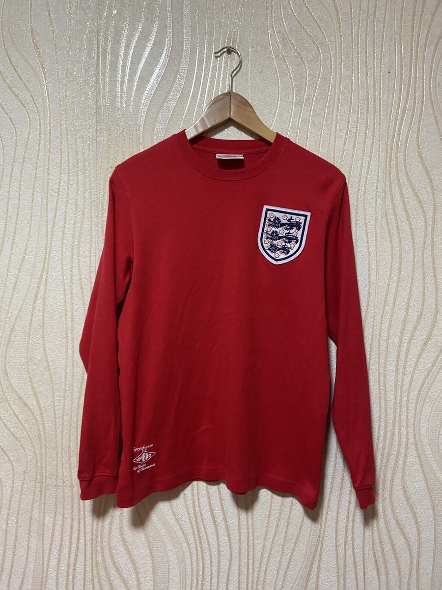 ENGLAND 1966 AWAY FOOTBALL SHIRT SOCCER JERSEY LONG SLEEVE UMBRO