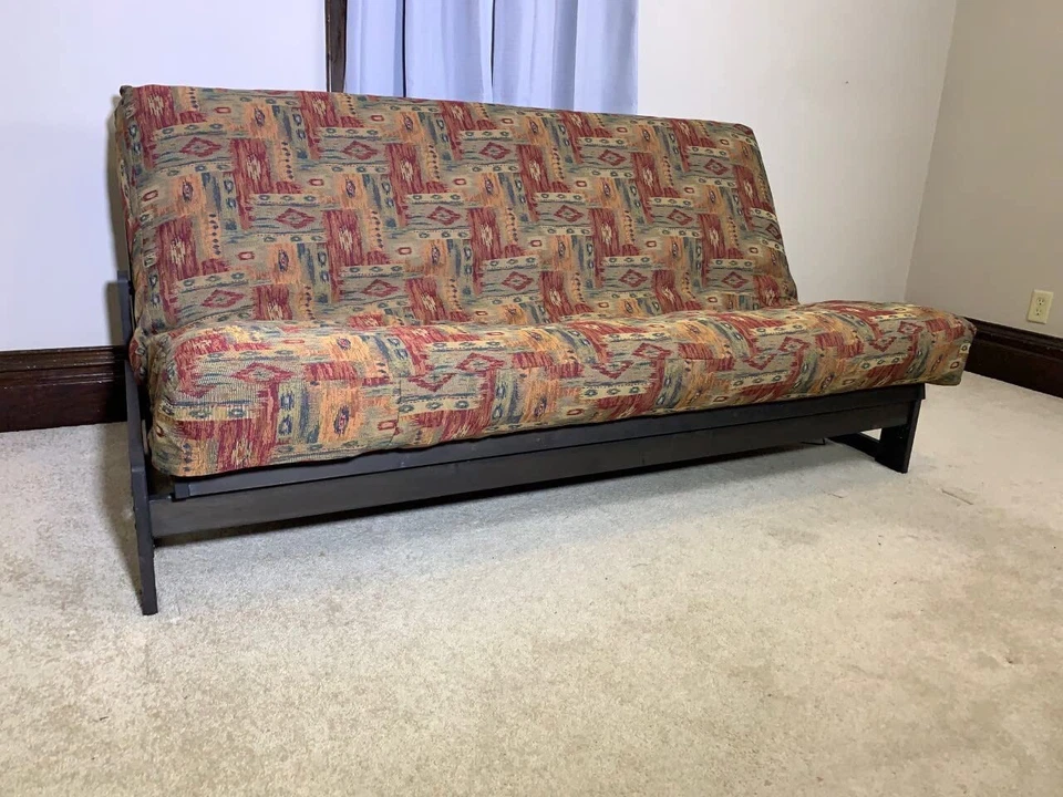 Futon Cover Only Fits 6 to 8 Inch Mattress Southern Aztec Pattern (Full Size) - Image 3 of 4