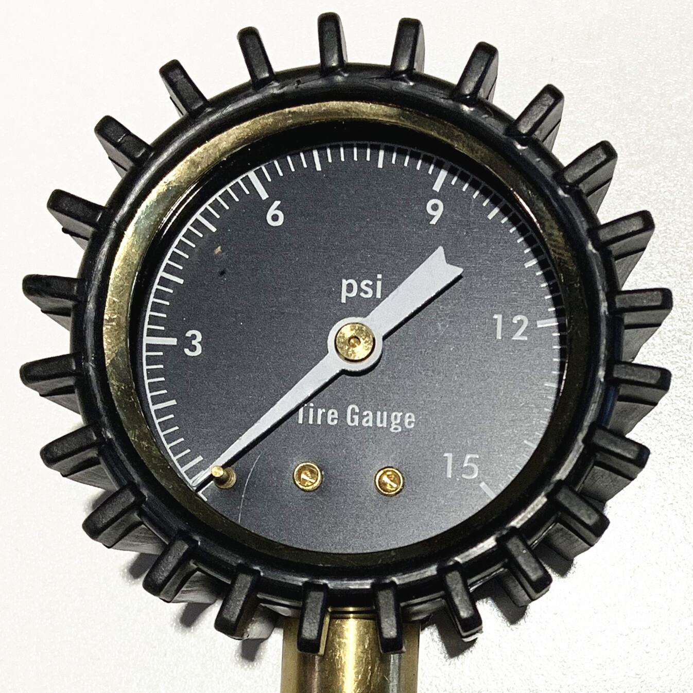 15PSI Low Range Motorcycle Tire Pressure Deflator Gauge for Motocross