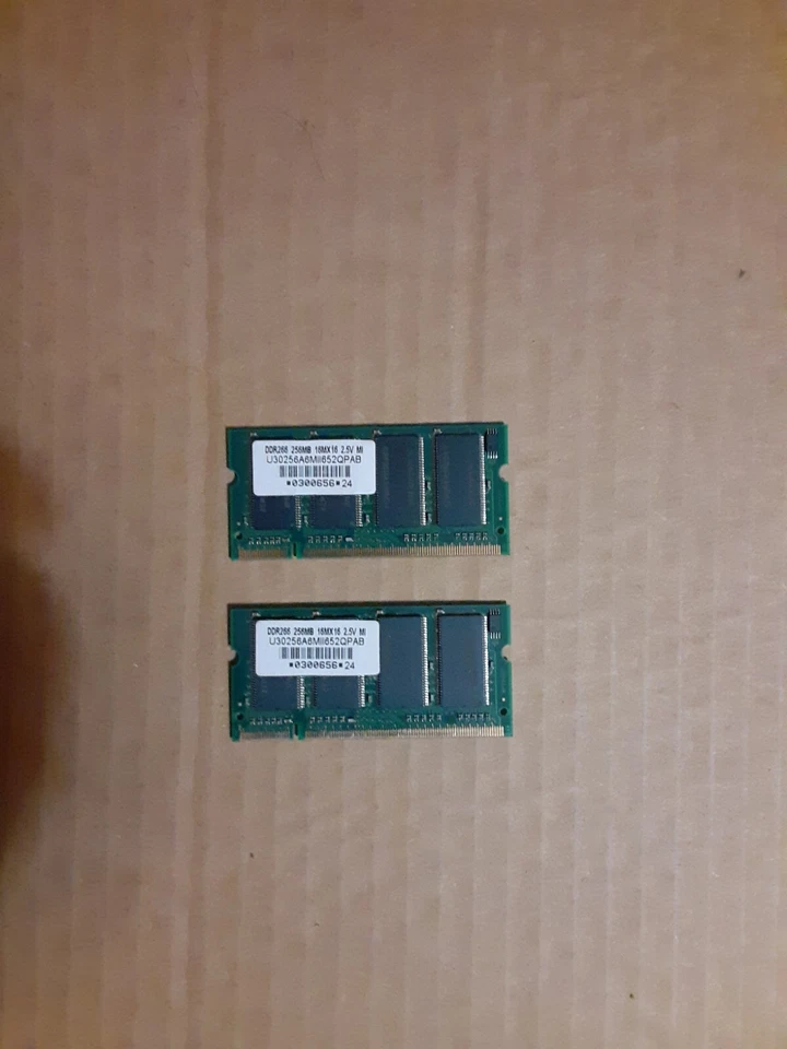 512 ( 2×256) MB SO-DIMM 266 MHz DDR266 Memory - Image 2 of 3