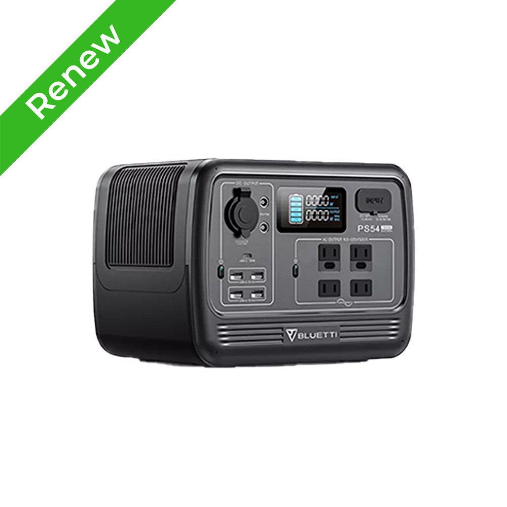 BLUETTI PS54 700W 537Wh Portable Power Station Solar