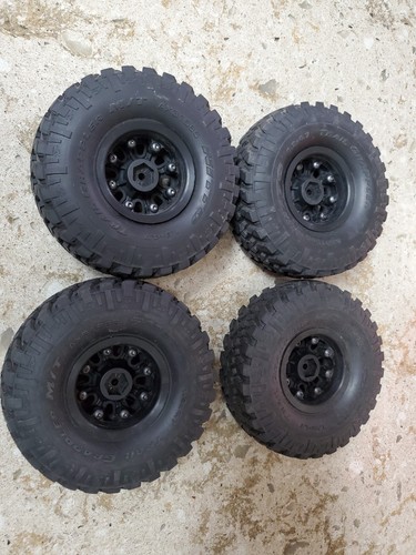 Set of 4 Axial Nitto Trail Grappler M/T 1.9" RC Crawler Tires Capra TRX-4 - Picture 3 of 3