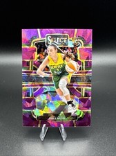2024 Panini Select WNBA Purple Cracked Ice Prizm Rookie Card -#82/149