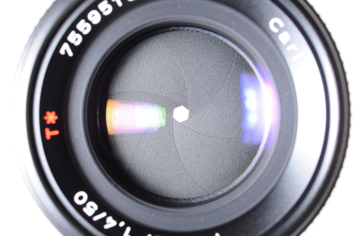 【良品】CONTAX Planar Carl Zeiss 1.4/50 MMJ Contax Carl Zeiss Planar T* 50mm f/1.4 MMJ for CY Mount 