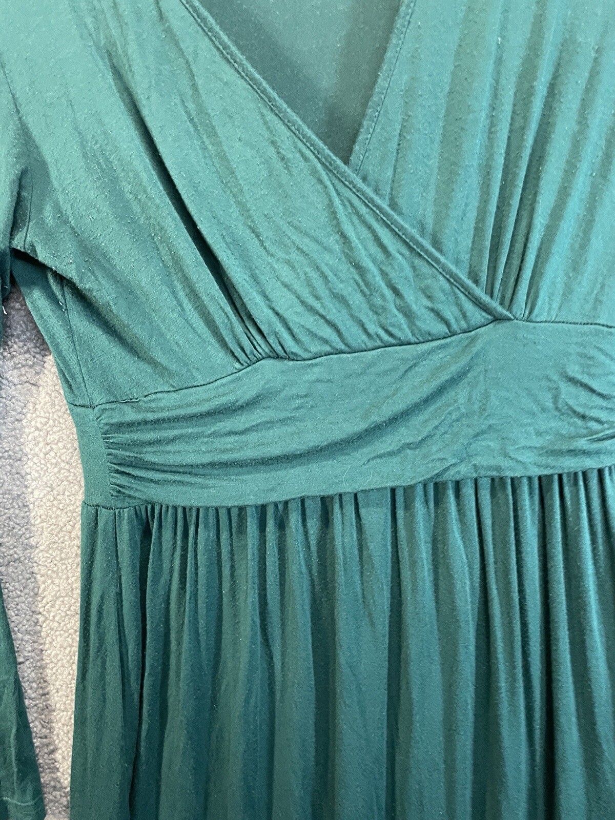 Ouges  Long Sleeve  Dress  Women’s  Green Long - image 3