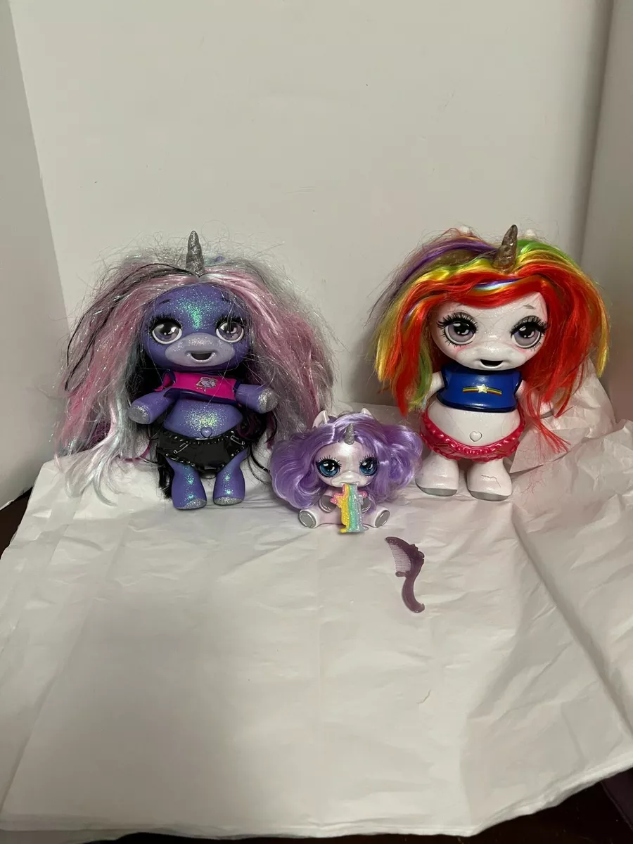 Lot of 2 Poopsie Slime Surprise Unicorn Dolls with QT Unicorn FIFI